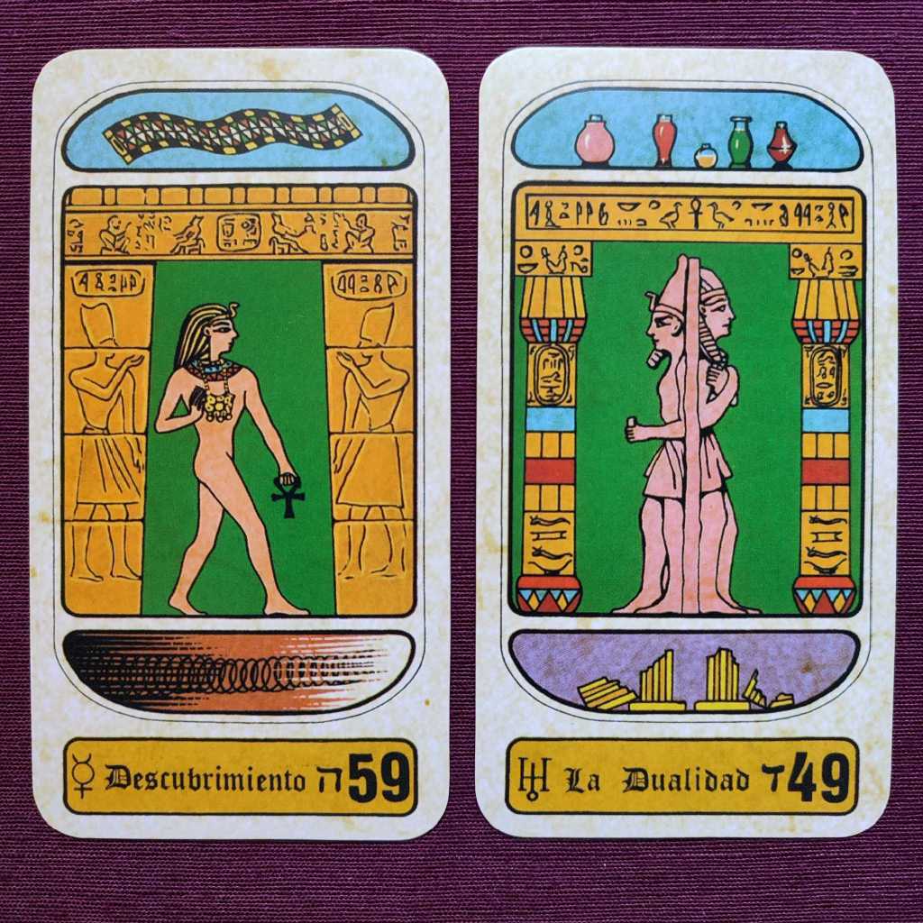 Cartas del tarot egipcio