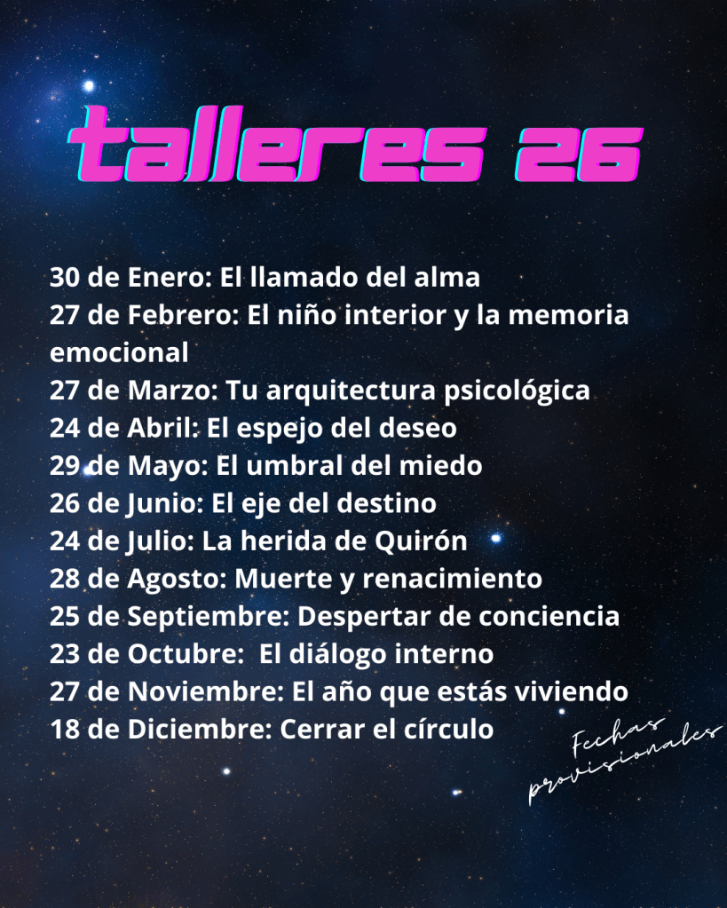 Talleres de Astrología 2026